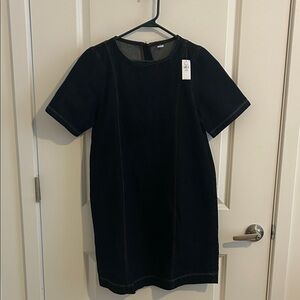 Old Navy Denim Mini Dress with Short Sleeves